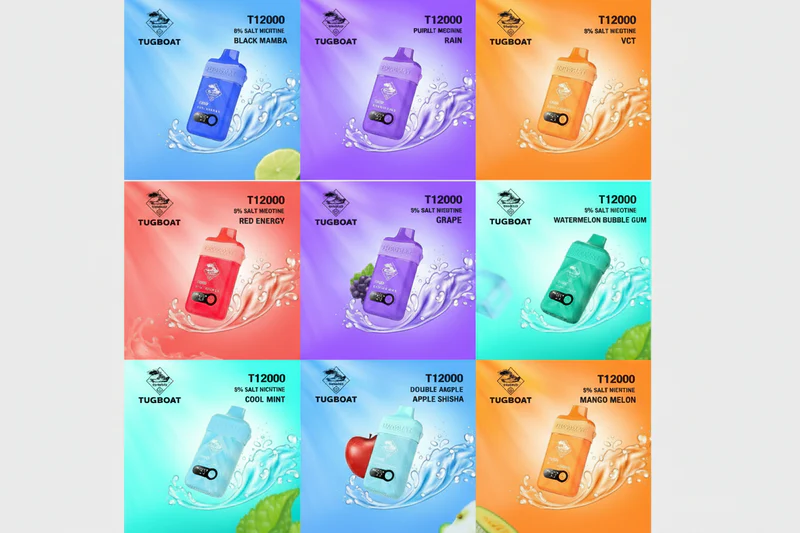 Tugboat T12000 12000 puffs disposable vape flavor – Tugboat T12000