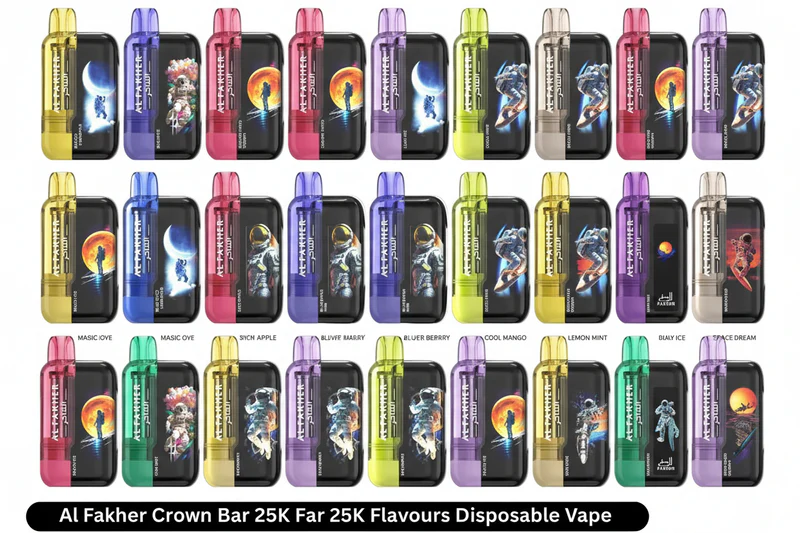 Al Fakher 25K Ultra 25000 puffs LED display rechargeable vape Dubai