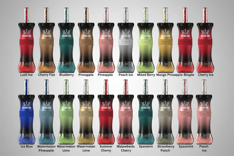 Crown Bar Al Fakher 60000 Puffs disposable vape flavor – Al Fakher 60k vape