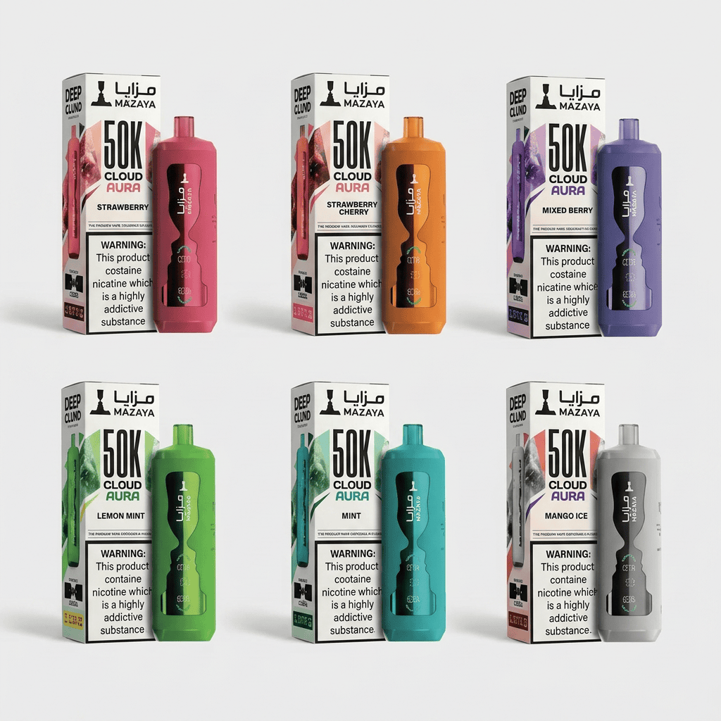 Mazaya-Cloud-AURA-50000-Puffs-In-UAE_800x800 Mazaya Cloud AURA 50000 Puffs Disposable Vape 6mg in Dubai UAE
