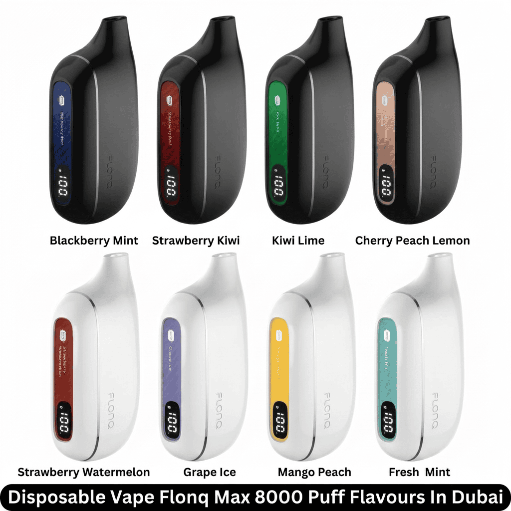 Gemini_Generated_Image_hki2kxhki2kxhki2 Flonq Max Disposable Vape 8000 Puffs 20mg USB-C Rechargeable Vape UAE