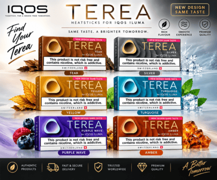 TEREA Switzerland flavors pack for IQOS ILUMA in Dubai