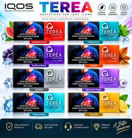 Terea Uzbekistan flavor pack for IQOS ILUMA in original sealed packaging